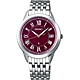 SEIKO 精工 LUKIA 酒紅太陽能真鑽女錶 母親節禮物-33mm (SUT393J1)_SK045 product thumbnail 1