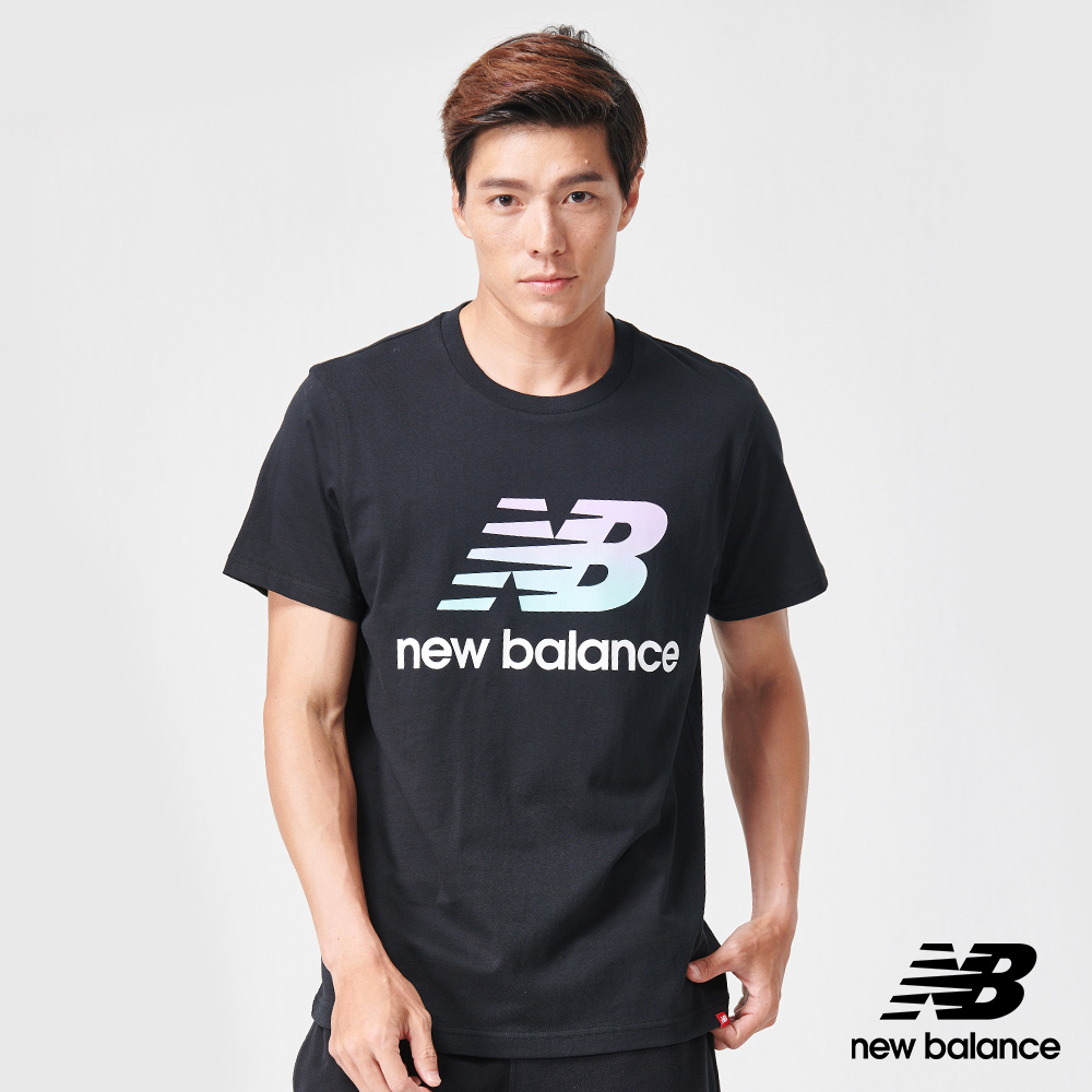 New Balance粉彩NB經典Logo短袖T恤AMT91580BK_男_黑