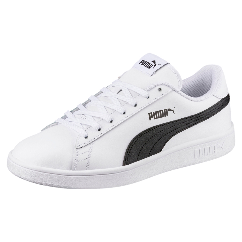 PUMA-Puma Smash v2 L 男女復古網球運動鞋-白色| 休閒鞋| Yahoo奇摩購物中心