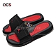 Nike 拖鞋 Air Jordan Hydro 8 Retro Slide 男鞋 黑 紅 魔鬼氈 喬丹 FD7674-001 product thumbnail 1