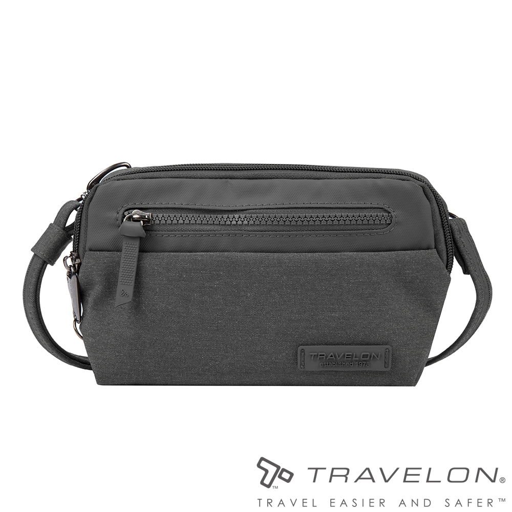 【時時樂限定】Travelon 美國防盜包 METRO肩背/腰包兩用休閒旅遊包