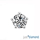 【Just Diamond】五爪清鑲18K金鑽石耳環(0.08ct)(單耳) product thumbnail 1