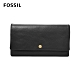 FOSSIL AUBREY 金釦設計多功能零錢長夾-黑色 SL7811001 product thumbnail 1