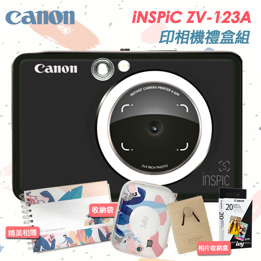 Canon Inspic Zv 123a 拍可印相機 公司貨 隨身相印機 Yahoo奇摩購物中心