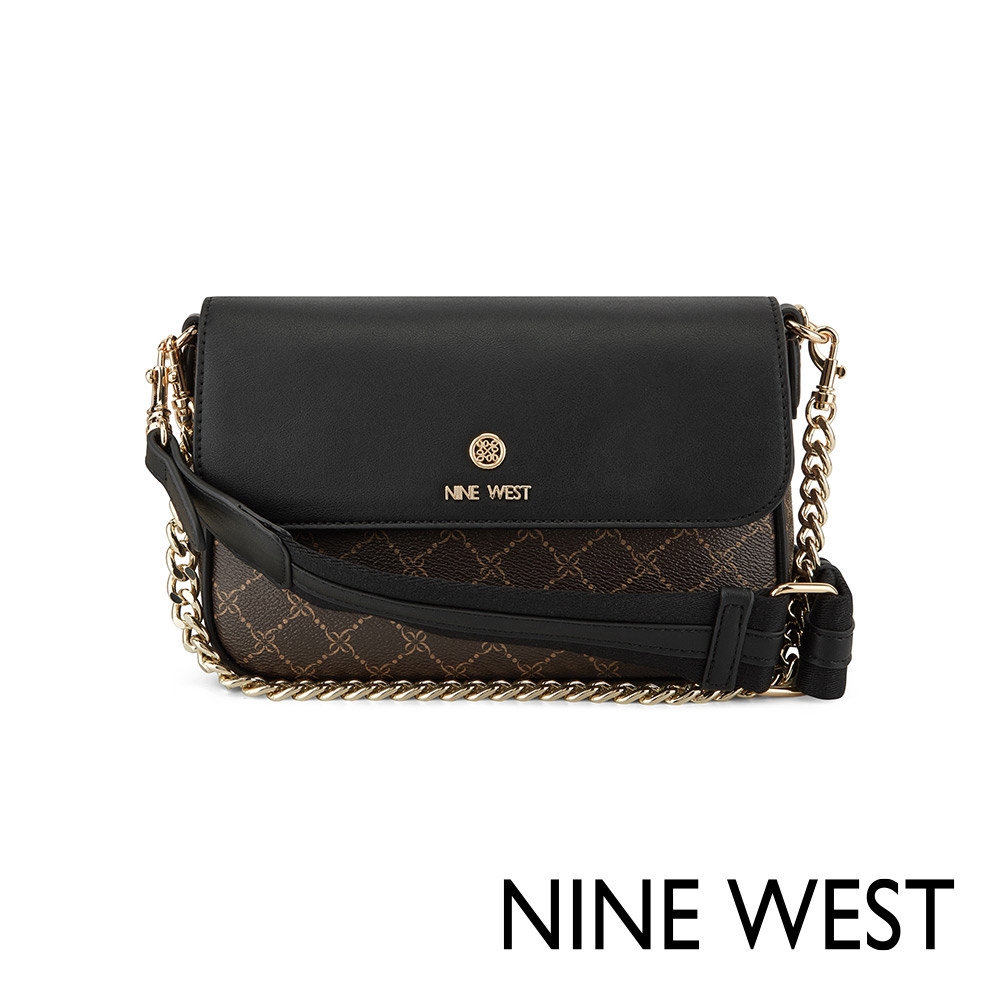 NINE WEST ZOIE 信封式斜背包-LOGO咖啡(136321)