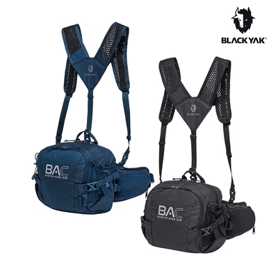 BLACK YAK MOUND多功能腰包(黑色/藍綠色) |背包 腰包 登山包 攻頂包 登山必備 休閒|BYCB1NBB04