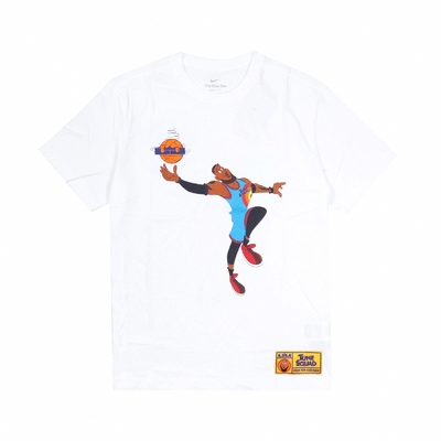 Nike T恤 LeBron Space Jam Tee 男款 怪物奇兵 Dri-FIT 吸濕排汗 運動休閒 白 DH3832-100