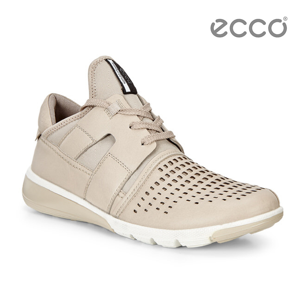 ECCO  INTRINSIC 2 3D針織運動時尚休閒鞋-裸色