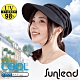 Sunlead 吸濕排汗。COOLMAX涼感透氣防曬貝雷帽 (黑色) product thumbnail 1