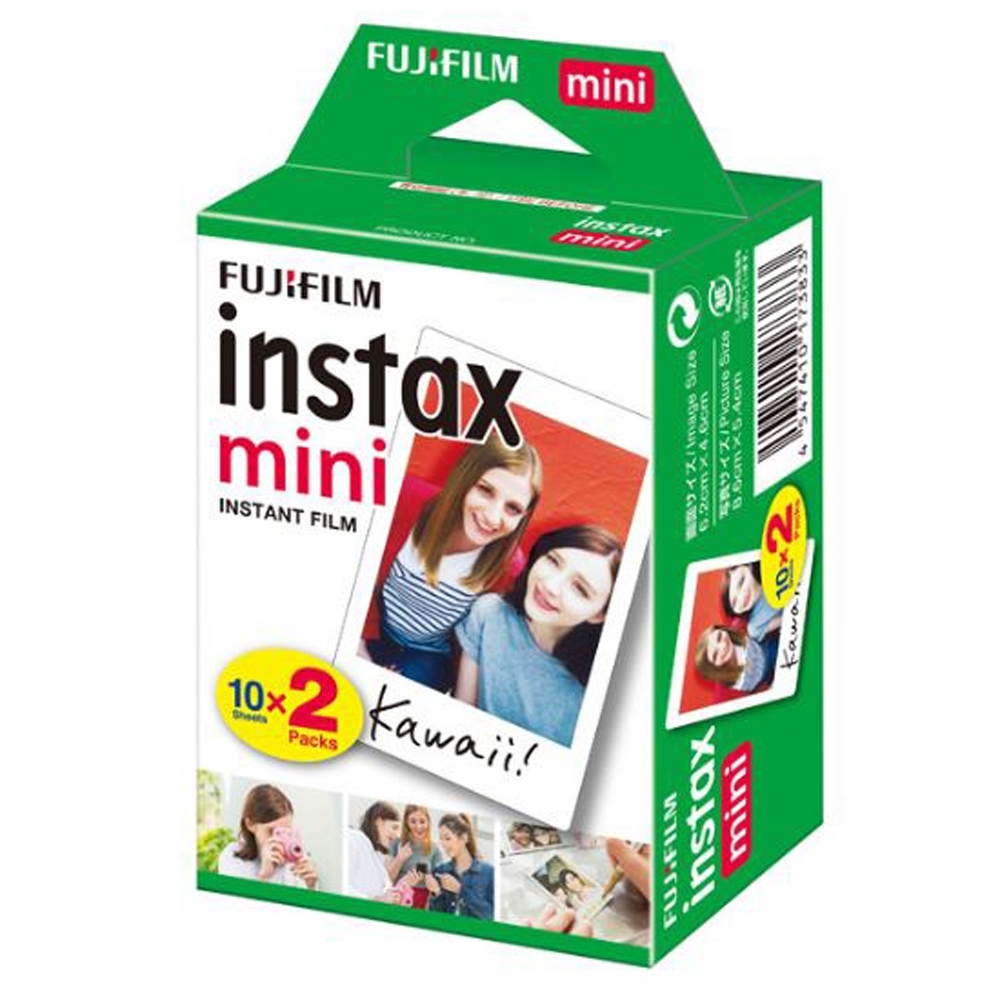 富士 instax mini 空白底片 1盒 (2入共20張)