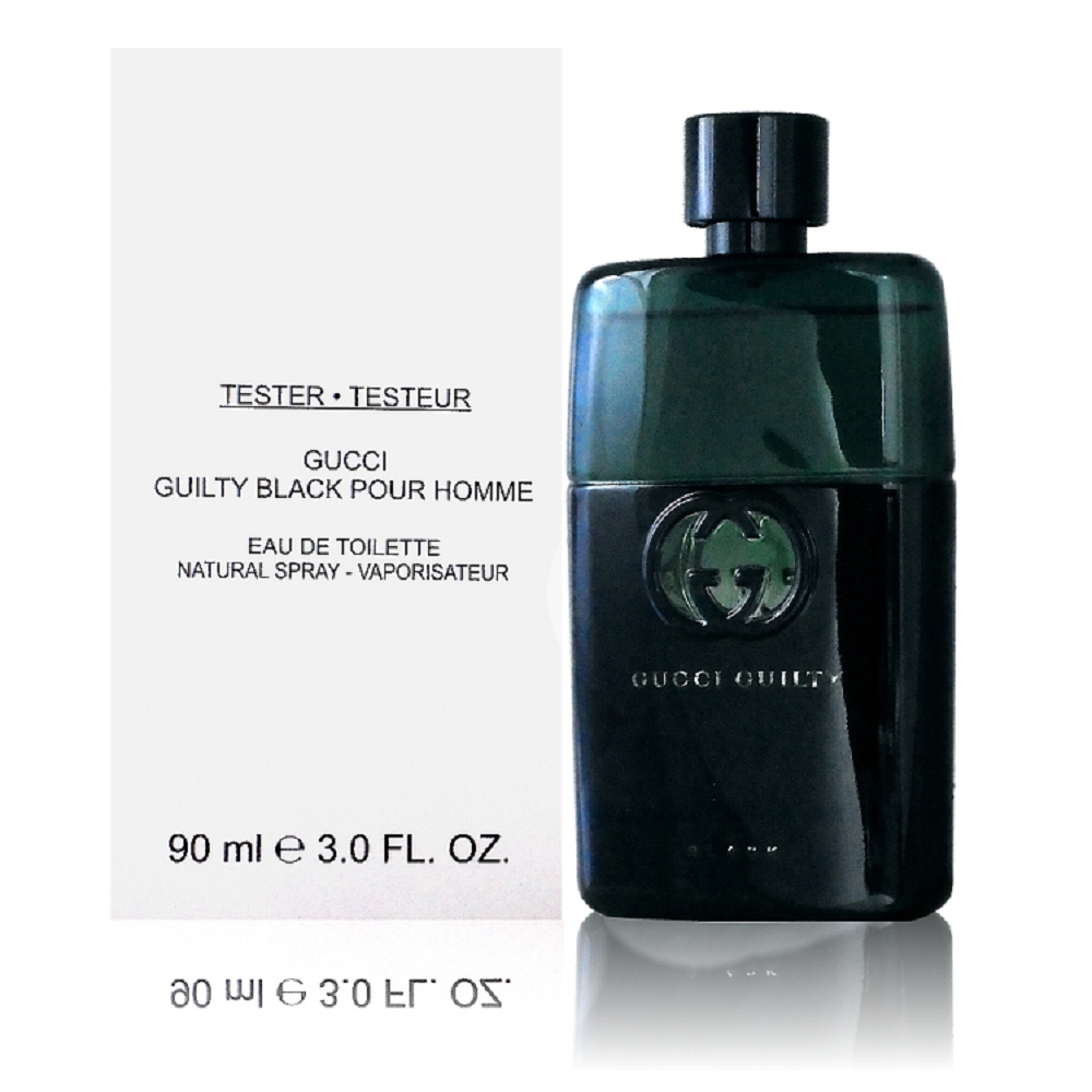 Gucci Guilty Black 罪愛夜- 男性淡香水90ml Tester 包裝| GUCCI