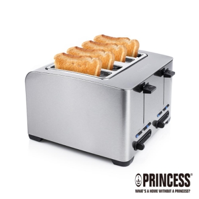 PRINCESS荷蘭公主不鏽鋼四片烤麵包機142397
