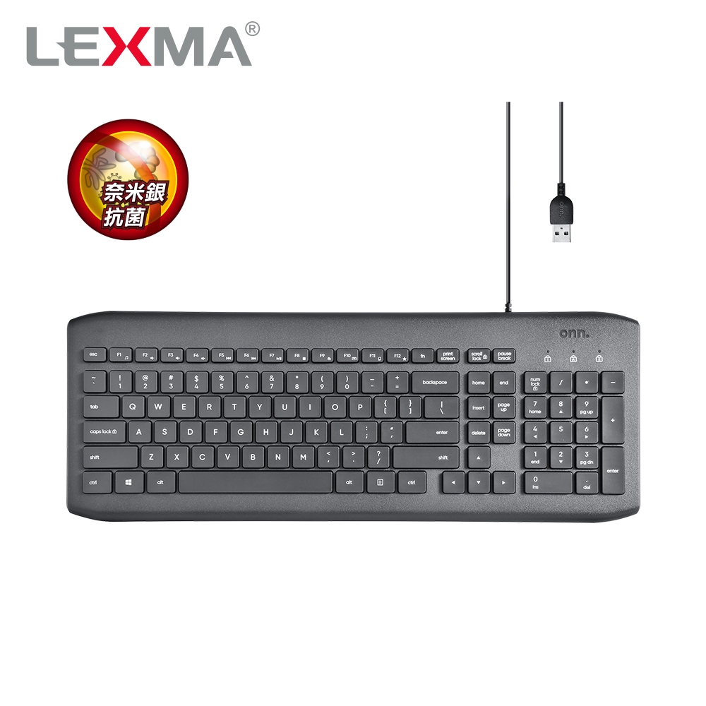 LEXMA LK6350 有線抗菌鍵盤