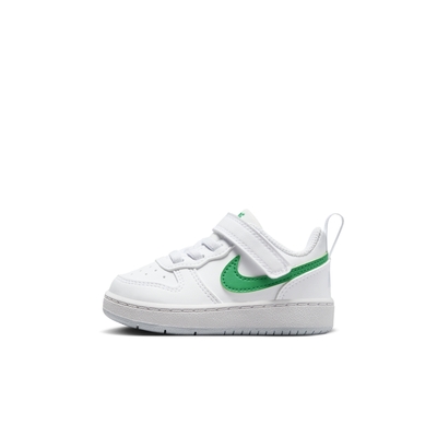 NIKE COURT BOROUGH LOW RECRAFT (TD) 幼童休閒鞋-白綠-DV5458109