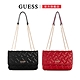 【GUESS】編織縫線LOGO皮革斜背包-兩色任選 product thumbnail 1