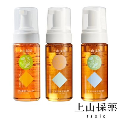 tsaio上山採藥 三效合一洗顏卸潔慕斯150ml(茶樹/山茶花/日光金萱)任1入