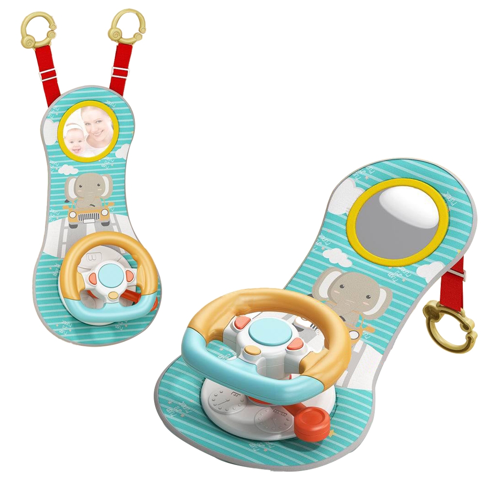 colorland兒童玩具方向盤 模擬駕駛仿真方向盤 音效早教玩具(可掛式)