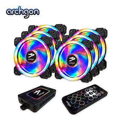 Archgon RGBCF26 Hanabi 60 PWM RGB 電競風扇組(6入)