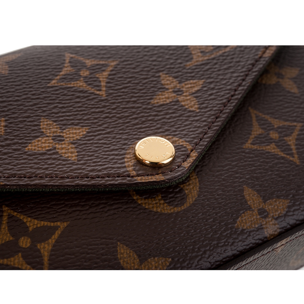 Shop Louis Vuitton MONOGRAM Félicie Strap & Go (M80091) by ksgarden