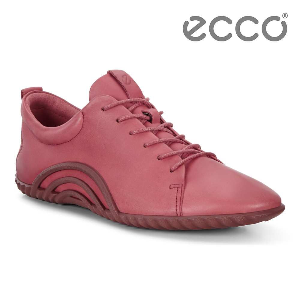 ECCO VIBRATION 1.0 活力輕巧運動休閒鞋 女-紅