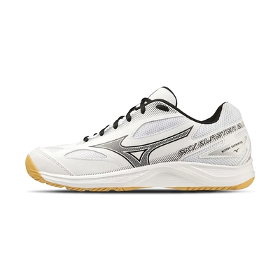 Mizuno Sky blaster 男女 白色 寬楦 專業 運動 羽球鞋 休閒鞋 71GA234521