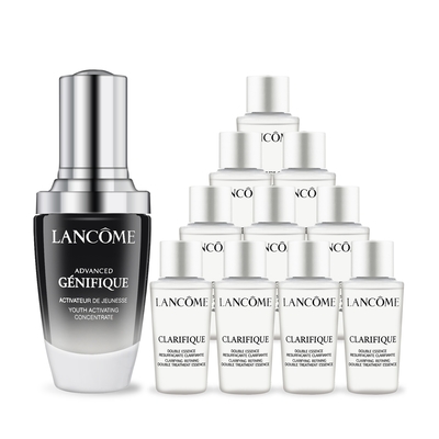 LANCOME 蘭蔻 超未來肌因賦活露30ml+超極光活粹晶露10mlX10