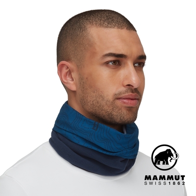 【Mammut 長毛象】Mammut Thermo Neck Gaiter 保暖舒適頭巾 海洋藍/深冰藍 #1191-05845