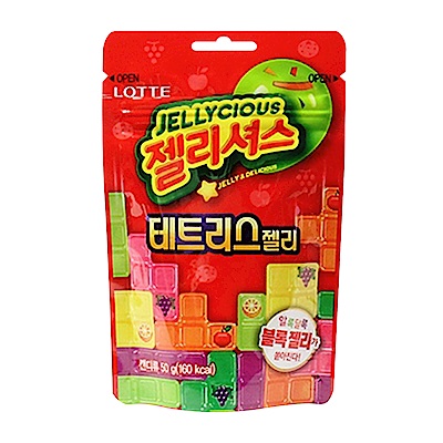 Lotte樂天 俄羅斯方塊軟糖(50g)