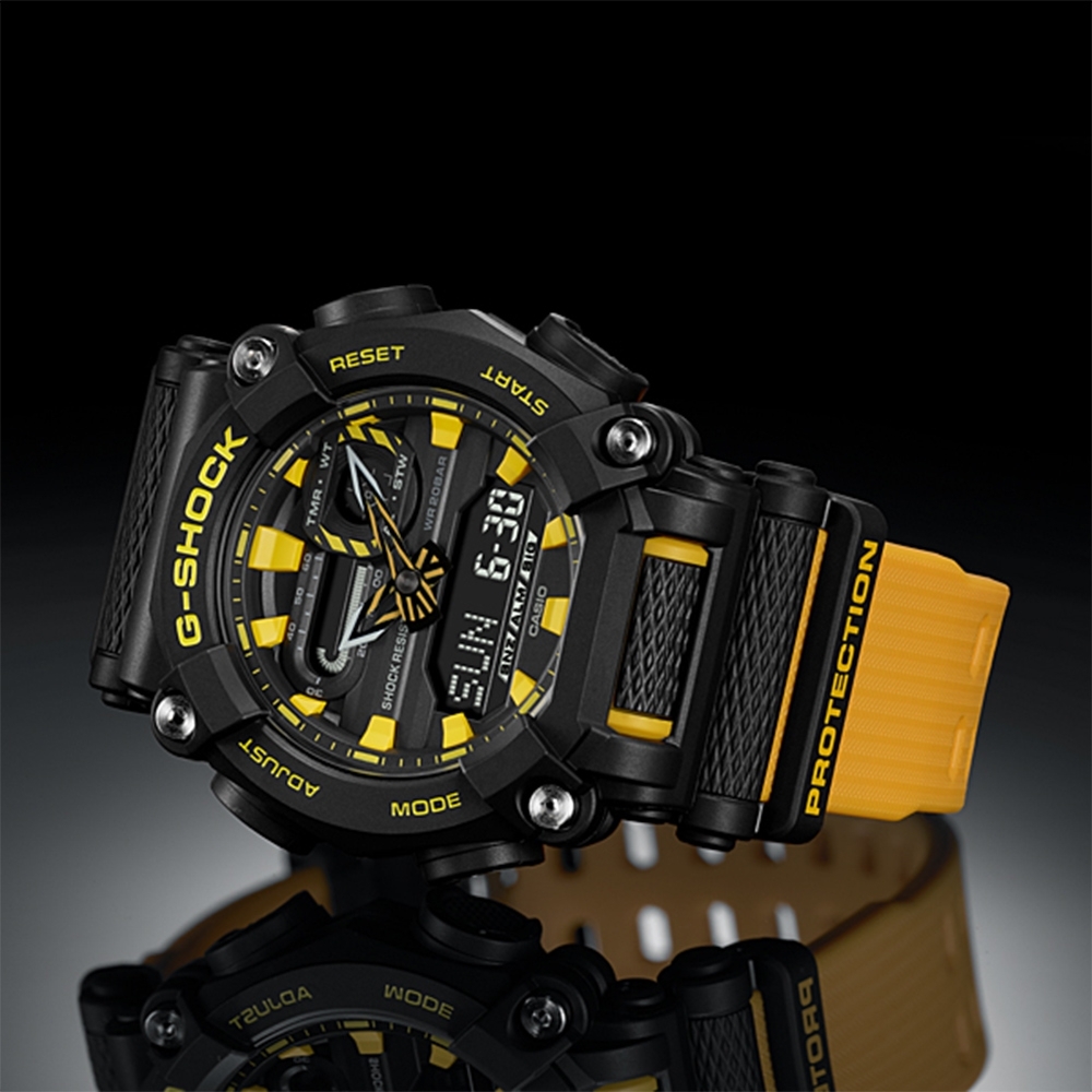 CASIO 卡西歐G-SHOCK 工業風數位雙顯錶GA-900A-1A9 | G-SHOCK | Yahoo