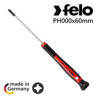 【FELO】242精密型十字起子⊕-PH000x60mm(24200050)