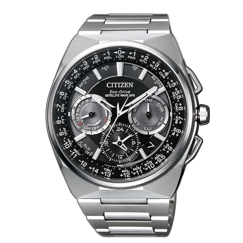 CITIZEN 極致準確GPS電波光動能腕錶/CC9009-81E