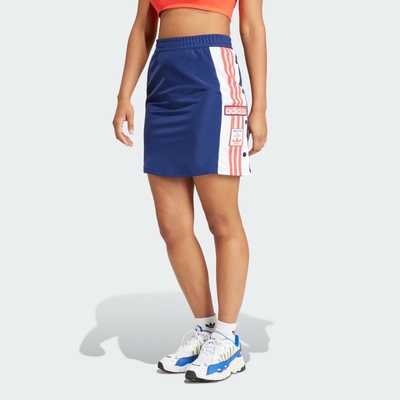 adidas 愛迪達 運動短裙 女款 排扣 三葉草 亞規 ADIBRK SKIRT 藍 IU2469