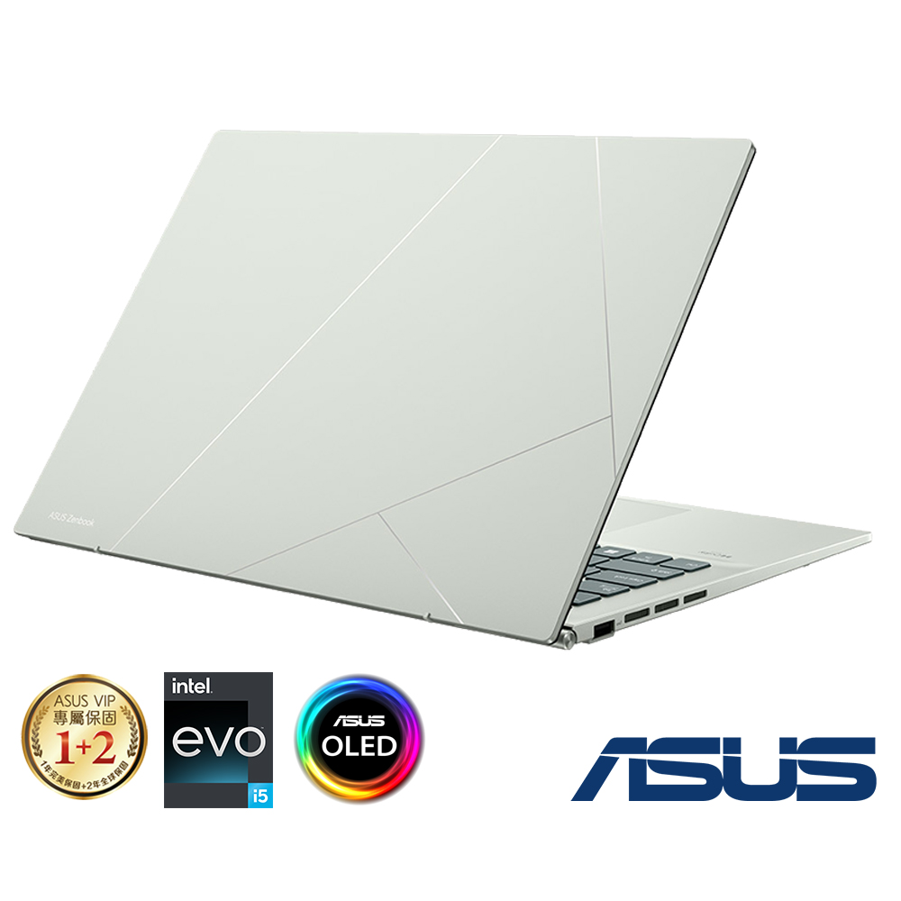 ASUS UX3402ZA 14吋2.8K筆電 (i5-1240P/16G/512GB/EVO/ZenBook 14 OLED/青瓷綠)