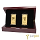 鎮金店Just Gold 純金五福龍鳳金條套組 30gX2共60g product thumbnail 1