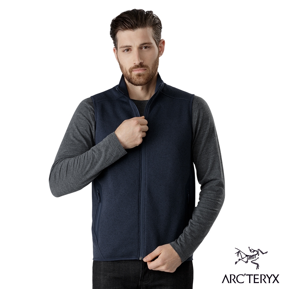 Arcteryx 始祖鳥 男 24系列 Covert 刷毛背心 途易雜藍