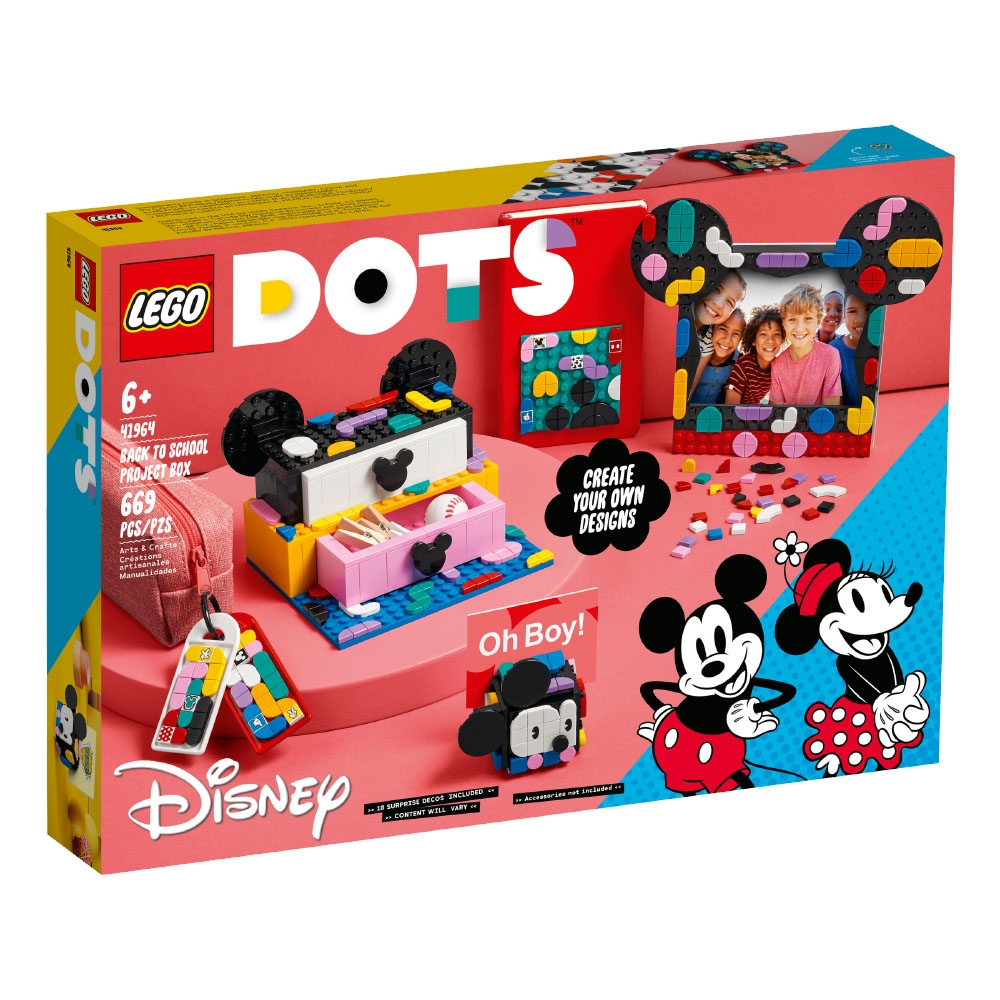 樂高LEGO DOTS系列 - LT41964 開學專案盒 米奇 & 米妮