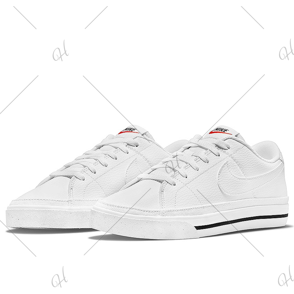 NIKE 休閒鞋 女鞋 運動鞋 小白鞋 皮革 WMNS COURT LEGACY NN 白 DH3161-101 (3W5406)