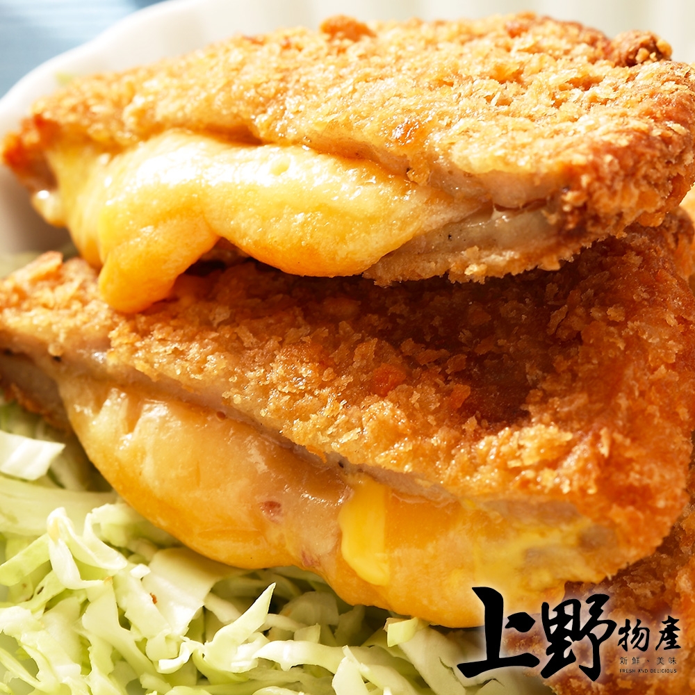 【上野物產】脆皮香濃起司雞排 (800g/10片/包)x6包 (6包共60片)