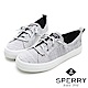 SPERRY 經典復古甜心粉嫩帆布鞋(女)-銀色 product thumbnail 1