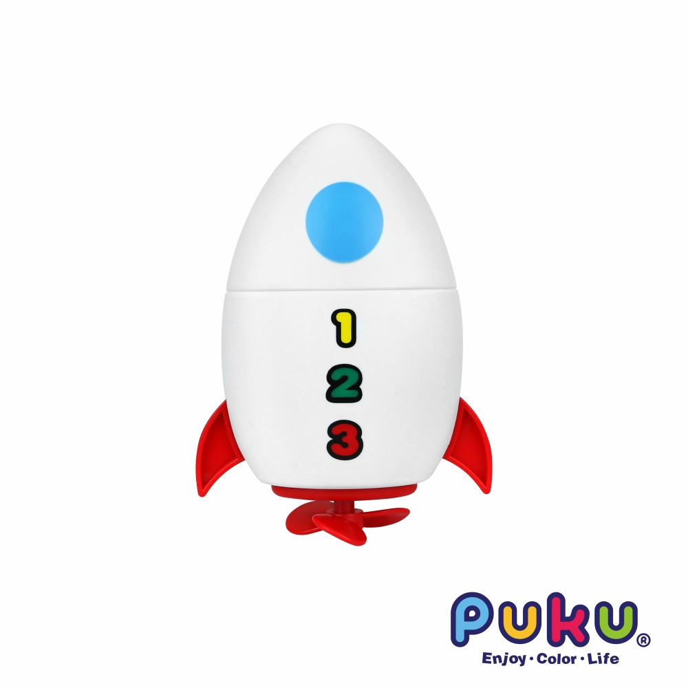 【PUKU藍色企鵝】樂游小火箭發條玩具