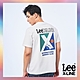 【X-LINE】Lee 男款 方框流浪山峰短袖圓領T恤 純淨白 product thumbnail 2