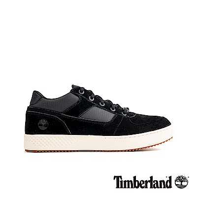 Timberland 男款黑色絨面革休閒鞋|A1Z49