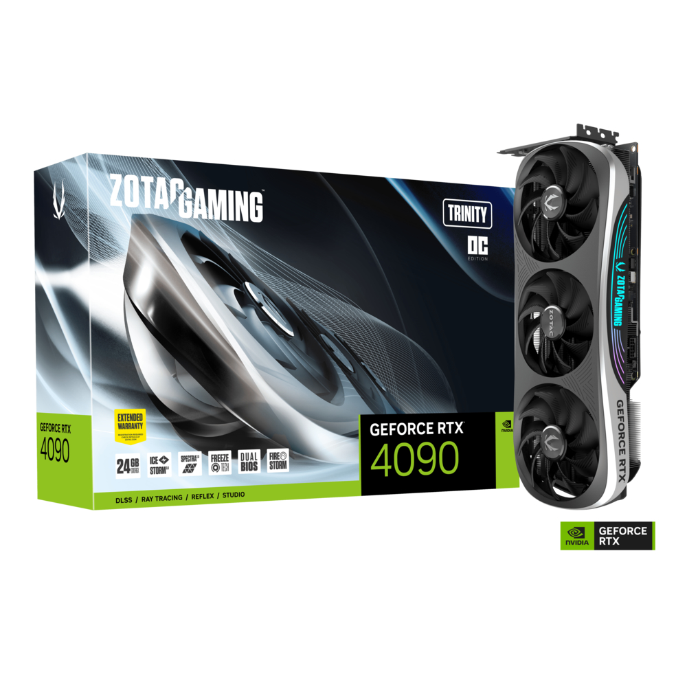 ZOTAC索泰 GAMING GeForce RTX 4090 Trinity OC 顯示卡