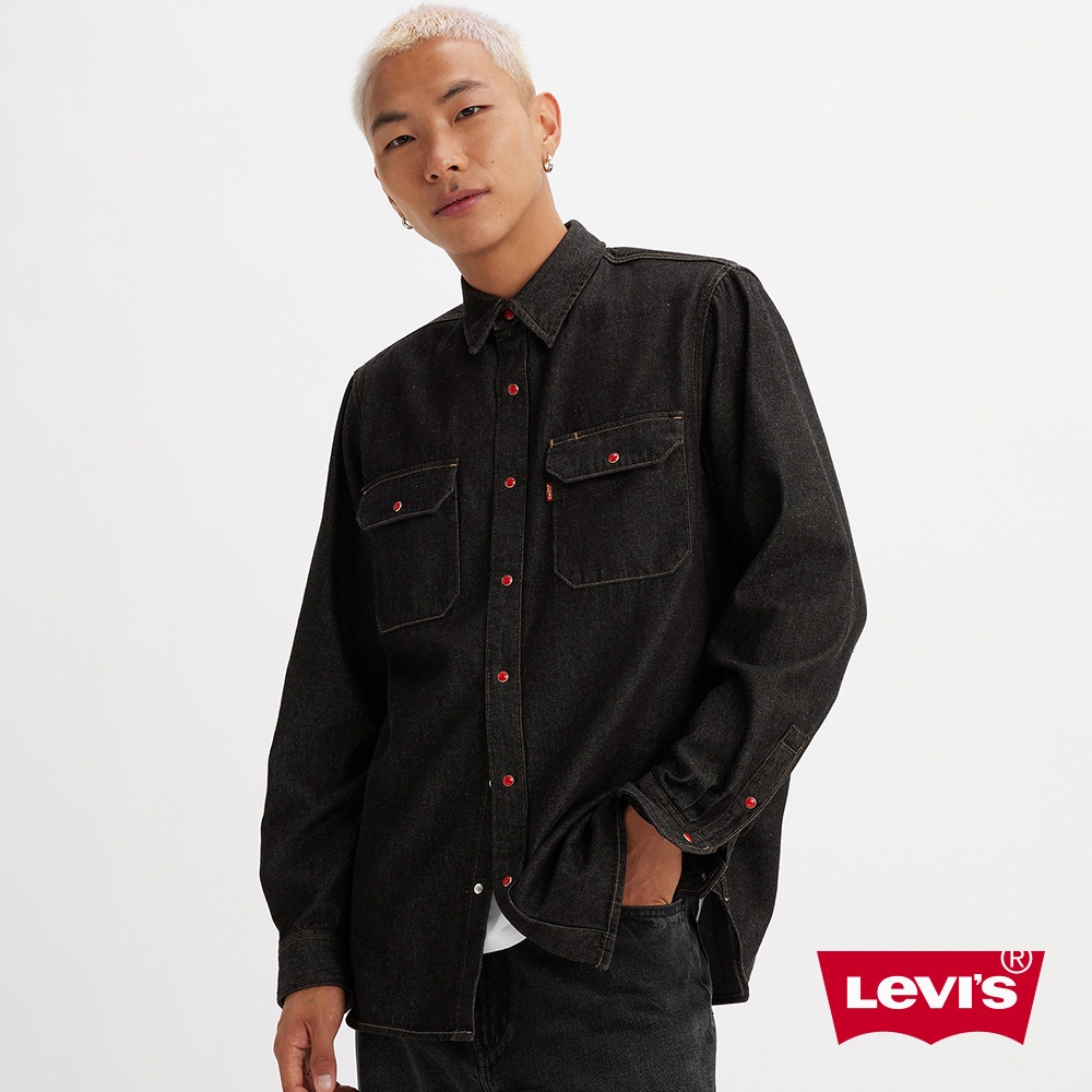 Levis 男款 工裝襯衫 / 紅色釘扣 / 年節限定款