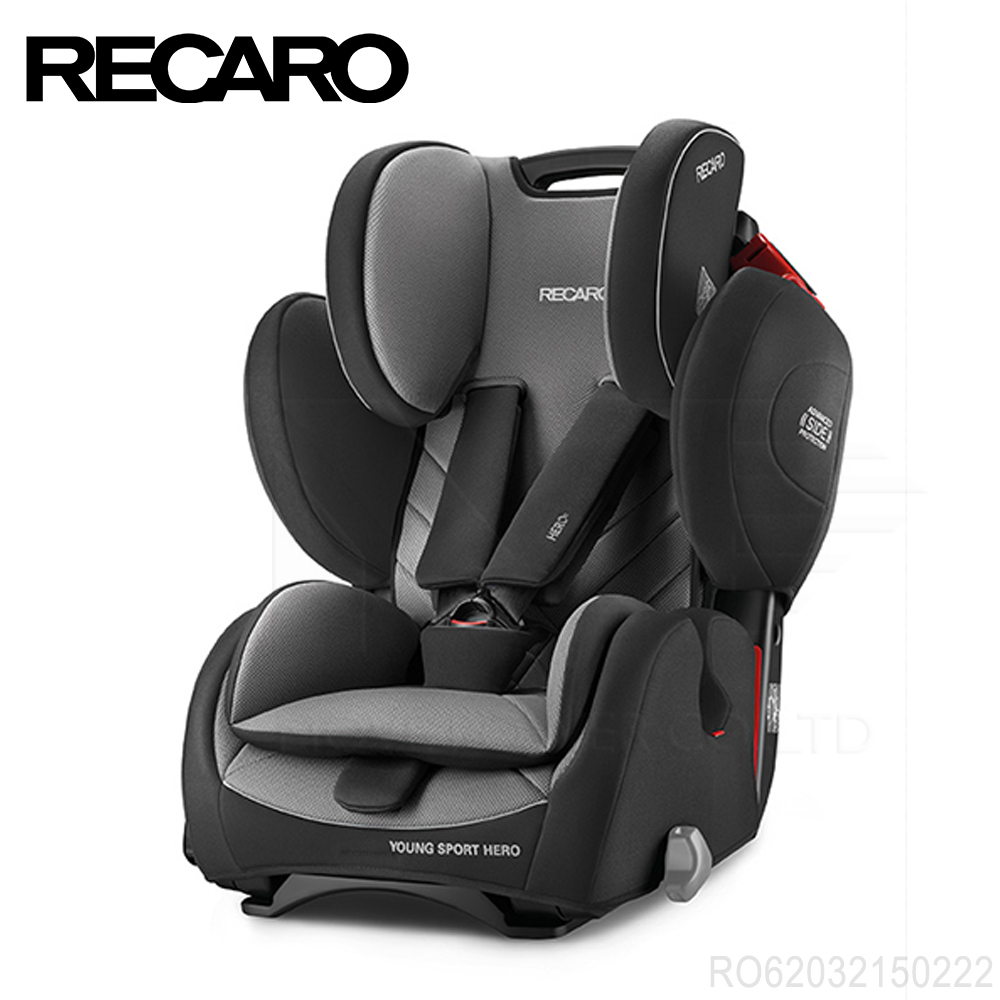 德國《RECARO》Young Sport Hero成長型汽座-經典黑