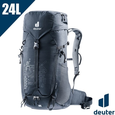 德國 Deuter 125周年紀念款 TRAIL 輕量拔熱透氣背包24L_3441523 黑