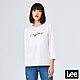 Lee 女款 彩色Lee jeans七分袖圓領T 白 product thumbnail 1