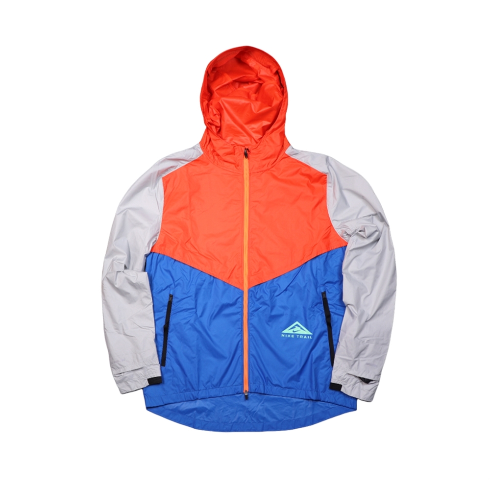 Nike 連帽外套 Windrunner Jacket 男款 紅 藍 防風 慢跑 運動長袖 可收納手套 CZ9055-869