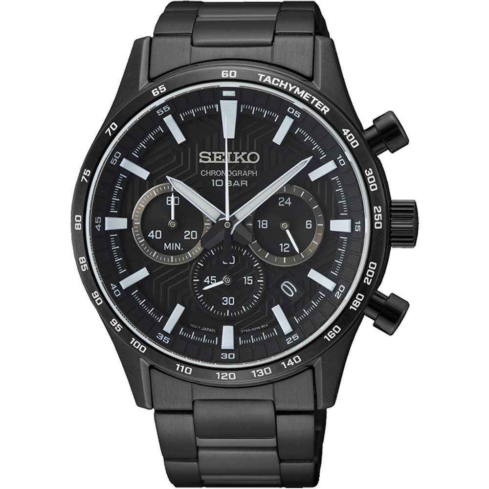 SEIKO 精工 CS系列競速賽車計時腕錶-8T63-00Y0SD(SSB415P1)
