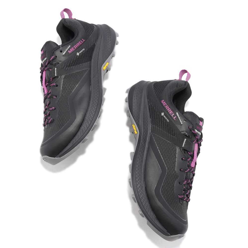 Merrell 登山鞋MQM 3 GTX 極致黑紫低筒女鞋越野戶外郊山防水Gore-Tex